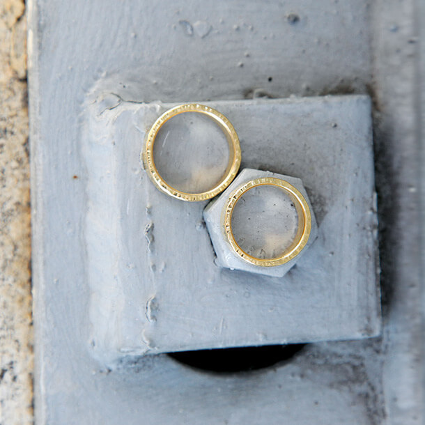 Über uns 3 Handgearbeite Ringe aus dem Hause Adam Goldschmiede