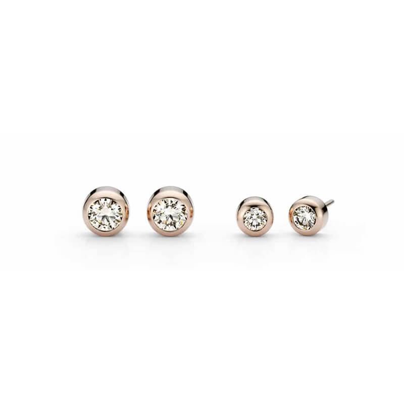 Schmuck 9 Niessing Ohrstecker Diamanten und Gold in klassischem design