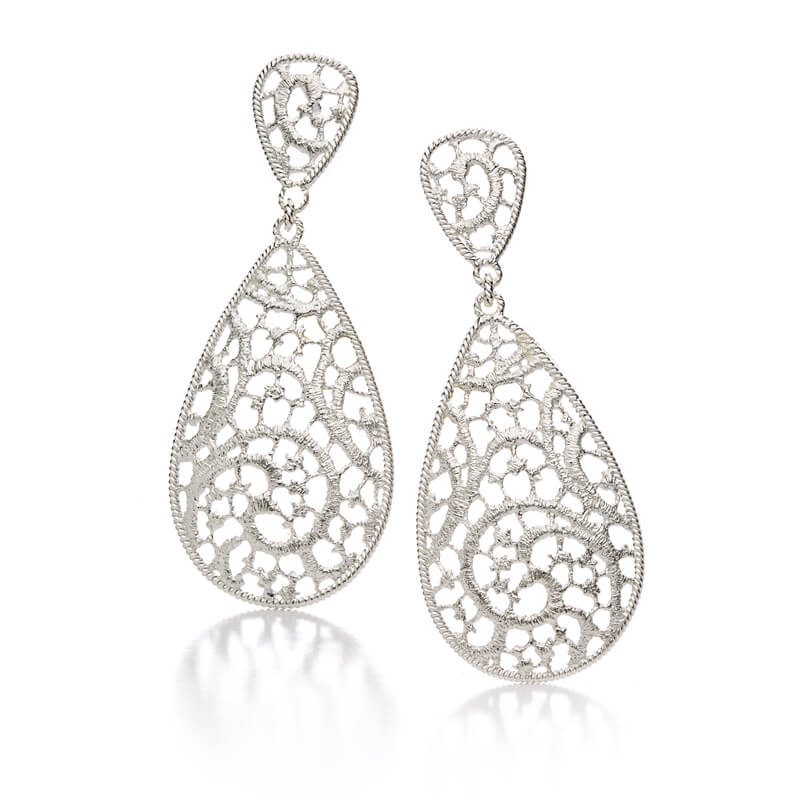 Schmuck 12 Brigitte Adolph Jewellery Design - 925 Silber - Model Bergnymphe Daphne im feinen Kordeldesign
