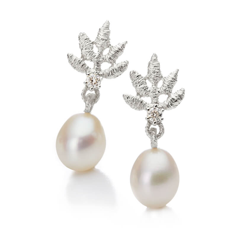 Schmuck 13 Brigitte Adolph Jewellery Design Ohrringe 925 Silber mit Perle