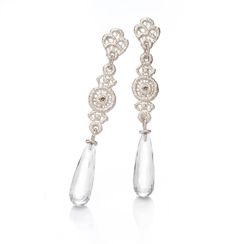 Schmuck 10 Brigitte Adolph Jewellery Design - Ohrringe in Silber mit Anhänger