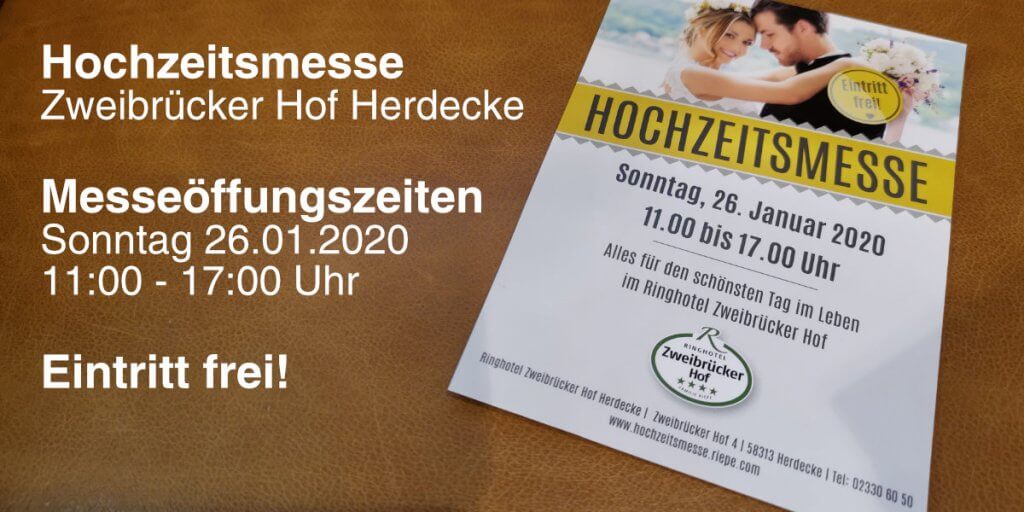 Hochzeitsmesse Zweibrücker Hof 2020 5 Hochzeitsmesse im Ringhotel Zweibrücker Hof 2020