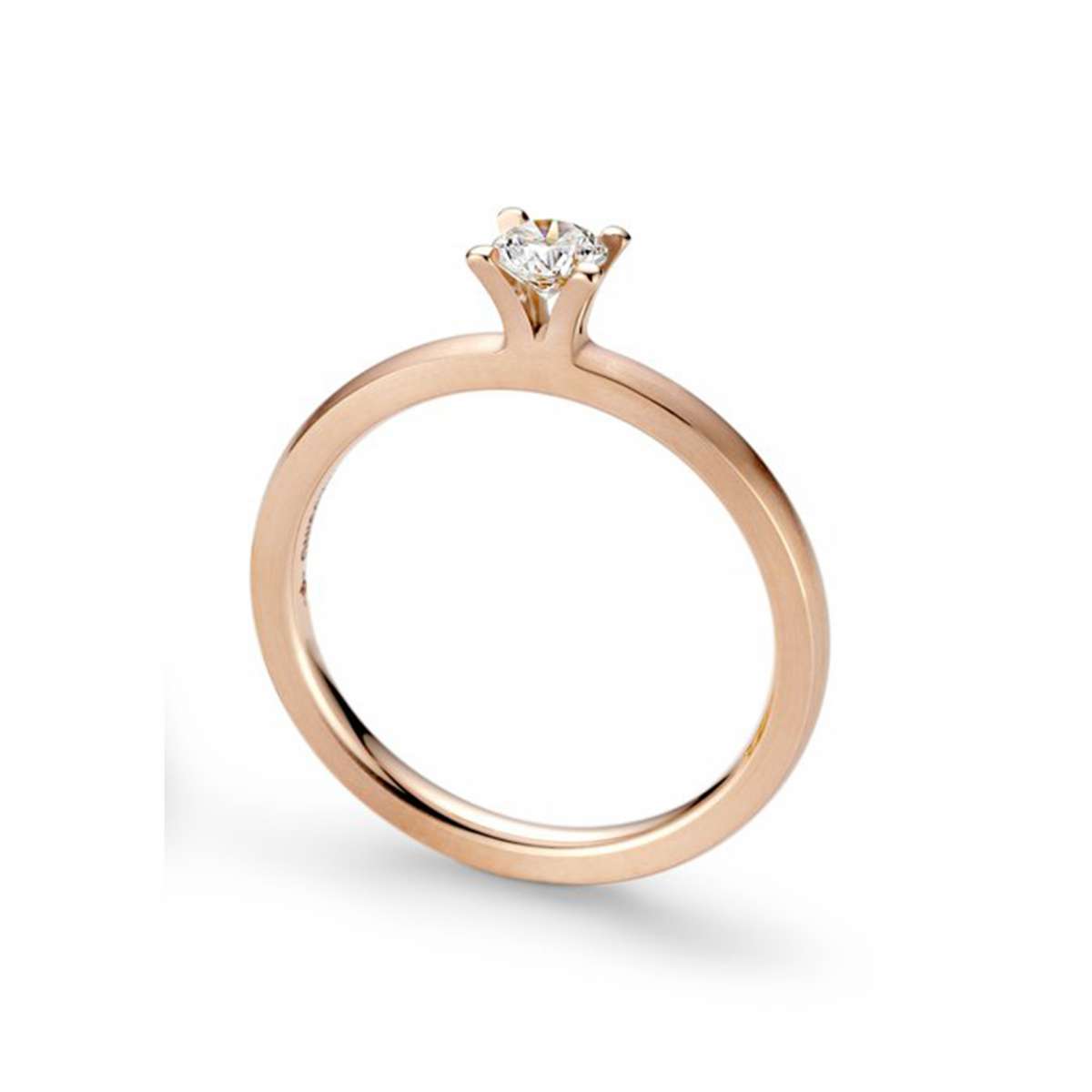 Verlobungsringe Roségold 15 Niessing Amatis Roségold Ring, Modell N331960. Handgefertigtes Schmuckstück aus Deutschland, erhältlich bei EVA Trauringwelten in Hagen.