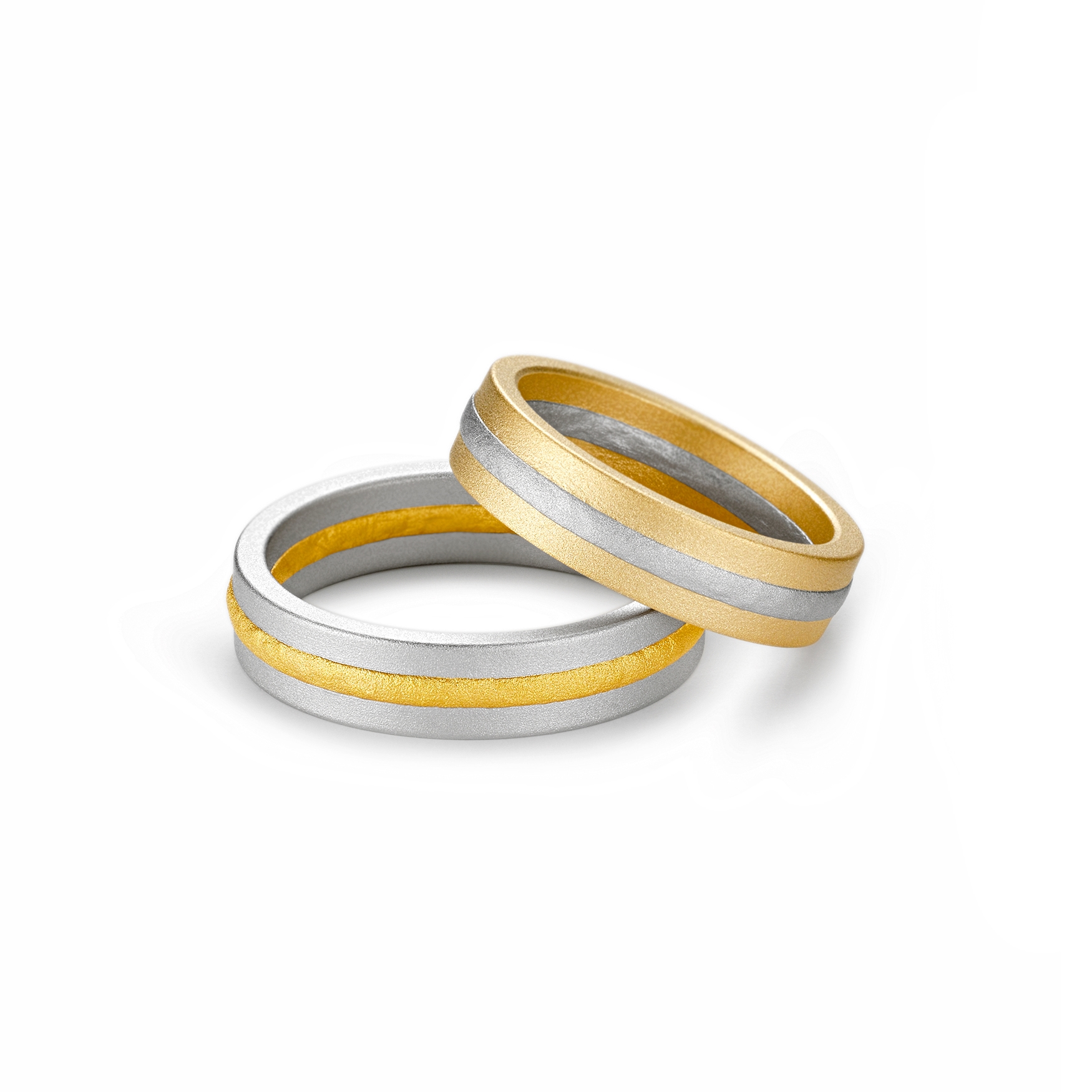Trauringe Platin 53 Niessing-Trauringe-Fusion-Gelbgold-Platin
