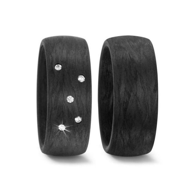 Trauringe 4 Carbon
