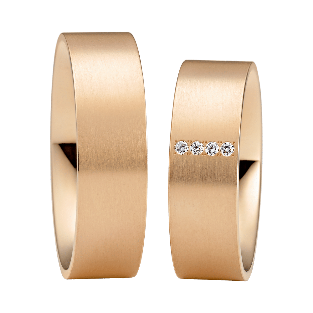 Trauringe 44 Rosegold