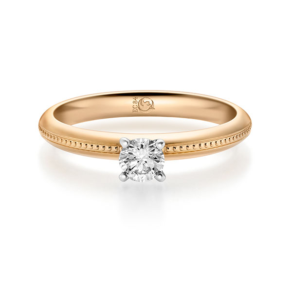 Verlobungsringe Roségold 12 Paar Roségold Trauringe 585, RUBIN Goldschmuck Modell RU-1714-1, mit insgesamt 0.250 Karat Diamanten (TW/SI). Deutsche Handwerkskunst, erhältlich bei EVA Trauringwelten in Hagen.