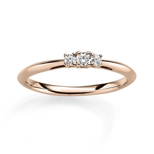 Rotgold Verlobungsring 585, Rubin Modell RU-1830-19, mit 0.110 Karat Diamanten (TW/SI & TW/VS). Made in Germany, erhältlich bei EVA Trauringwelten in Hagen.